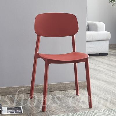 北歐格調·摩登·品味系列 學校家具椅子 簡約加厚可疊放餐椅 43cm (IS8351)