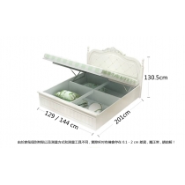 歐陸華麗 公主床 *4呎 / 4呎半(不包床褥) (IS1761)