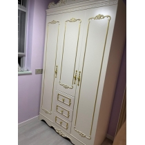 法式貴族實木系列 3門衣櫃 102cm/142cm (IS5063)