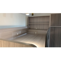 訂造 高架床+書架+衣櫃+書枱 (不包床褥)(IS6582)