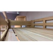 北歐實木系列 白橡木碌架床*可訂造呎吋 (不包床褥)(IS7768)