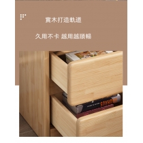 芬蘭實木松木系列收納櫃 超窄儲物櫃 床頭櫃33cm（IS8332）
