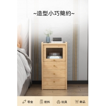 芬蘭實木松木系列 小型床邊櫃 床頭櫃/茶几 33cm (IS8336)