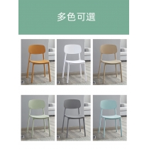 北歐格調·摩登·品味系列 學校家具椅子 簡約加厚可疊放餐椅 43cm (IS8351)