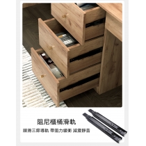 北歐格調·摩登·品味系列 雙人書桌書架工作台電腦台組合 180/200/220/240cm (IS8370)