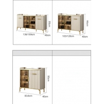 意式氣派系列 輕奢岩板餐邊櫃 酒櫃*83.8/103/120/136/159cm (IS8373)