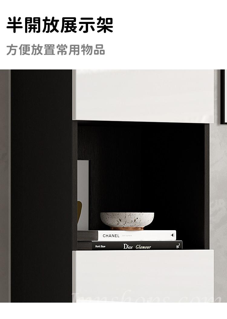 時尚窄高櫃大容量鞋櫃 儲物櫃*180/200cm (IS8402)