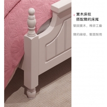 歐陸華麗  實木公主床 *4呎/5呎/6呎(不包床褥)(IS4777)