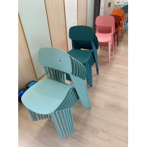 北歐格調·摩登·品味系列 學校家具椅子 簡約加厚可疊放餐椅 43cm (IS8351)