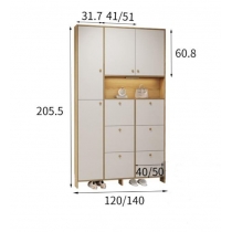 日式品味系列 原木色超薄鞋櫃 門口一體玄關櫃*80/100/120/140cm (IS8364)