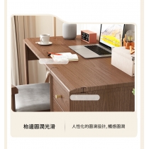 日式實木橡木系列 一體式書架 伸縮書枱 電腦枱100/120/140cm (IS8398)
