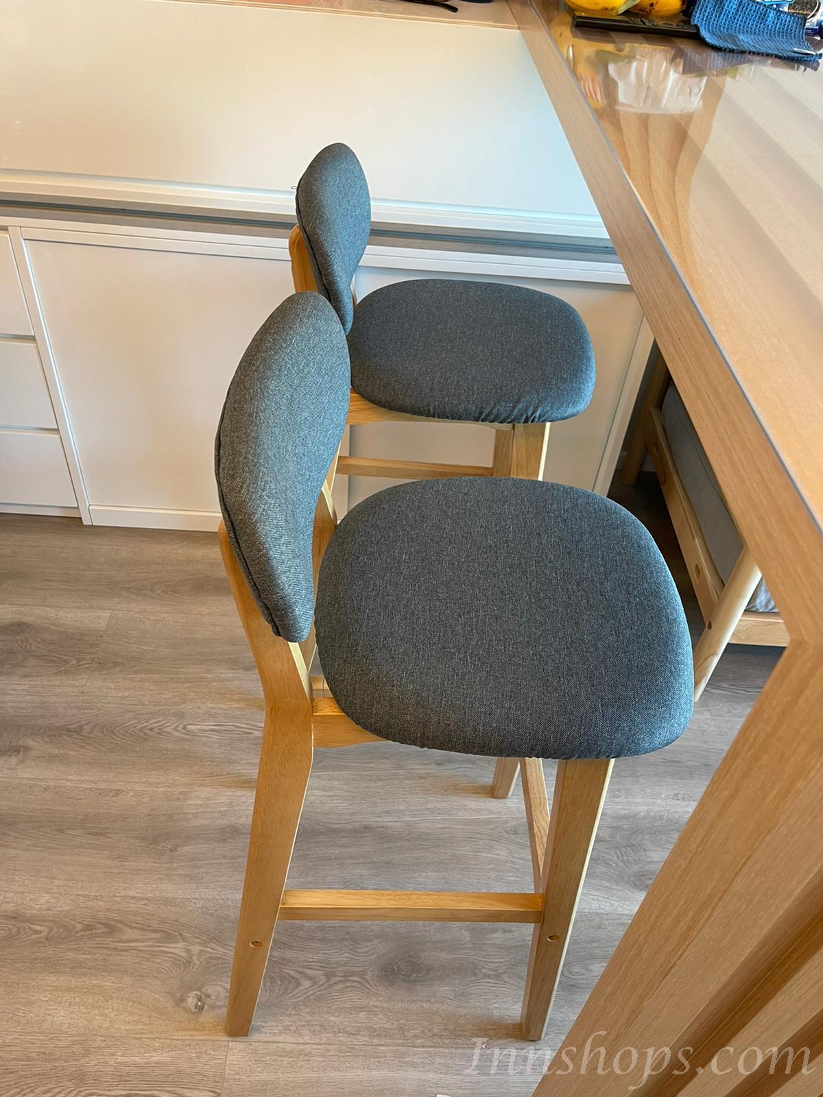 橡膠木 Bar Chair 吧椅 (IS7435)
