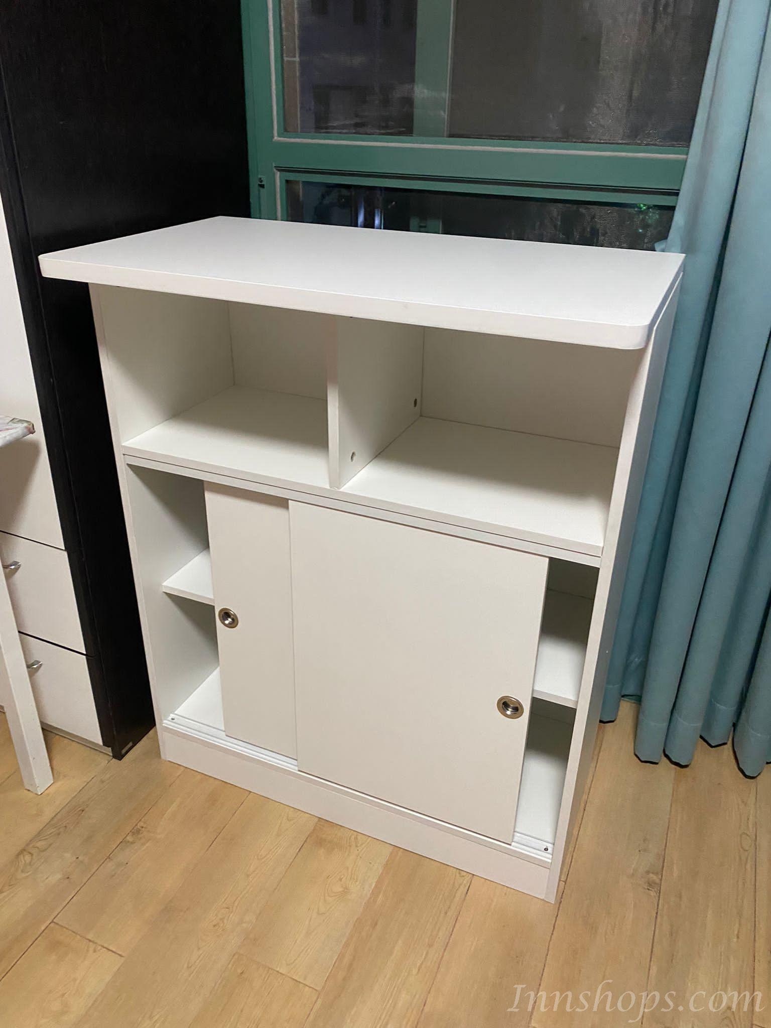 時尚家用 廚房玄關隔斷櫃 餐邊櫃 多功能置物架 80cm/ 100cm/ 120cm/ 140cm/ 160cm(IS8027)