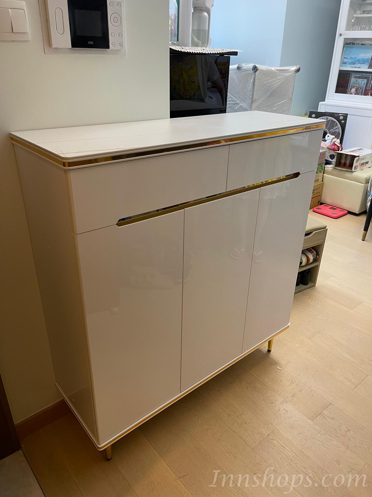 白色意式氣派 輕奢鞋櫃 玄關櫃*80/90/100/120/140/160cm (IS8173)