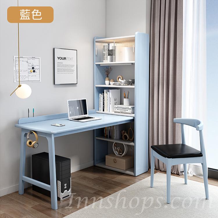 日式實木橡木系列 連書櫃 轉角書枱 電腦枱 100/120cm/140cm (IS8460)