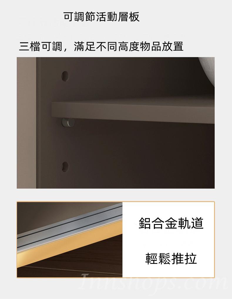 意式氣派 岩板餐邊櫃 收納酒櫃80cm/120cm(IS8469)