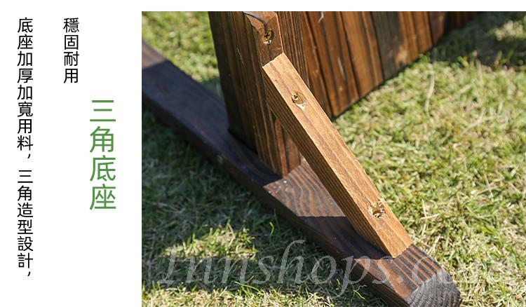 戶外學校家具圍欄護欄 伸縮花架裝飾木籬笆 隔斷防腐木柵欄150cm/160cm/180cm/200cm/220cm(IS8480)