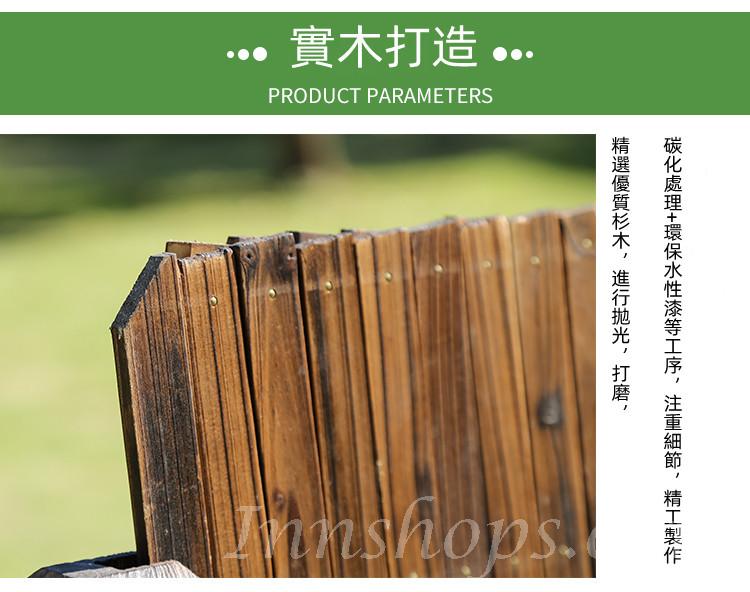 戶外學校家具圍欄護欄 伸縮花架裝飾木籬笆 隔斷防腐木柵欄150cm/160cm/180cm/200cm/220cm(IS8480)