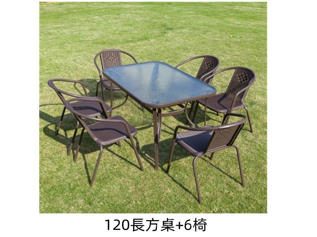 戶外學校家具休閒方桌椅120cm/150cm（IS8489）