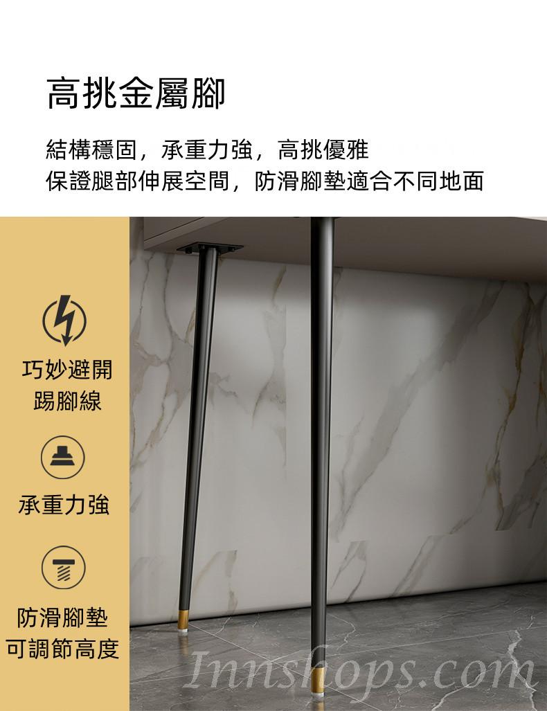 北歐格調系列 輕奢多功能梳妝台書桌儲物櫃 送妝凳80cm/100cm/120cm(IS8494)