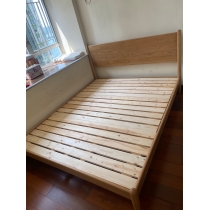北歐實木白蠟木系列 床*5呎/6呎(不包床褥)(IS6377)