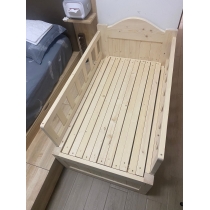 兒童皇國 松木實木伸縮床 小朋友床 *60-150cm (不包床褥)(IS6756)