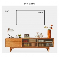 日式實木橡木系列 電視櫃 茶几 邊櫃組合160cm/180cm/90cm/80cm/120cm（IS8443)