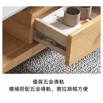 北歐輕奢實木岩板電視櫃 茶几120cm/130cm/160cm/180cm（IS8471）