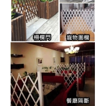 戶外學校家具圍欄護欄 伸縮花架裝飾木籬笆 隔斷防腐木柵欄150cm/160cm/180cm/200cm/220cm(IS8480)