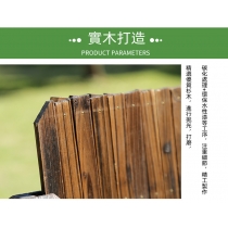 戶外學校家具圍欄護欄 伸縮花架裝飾木籬笆 隔斷防腐木柵欄150cm/160cm/180cm/200cm/220cm(IS8480)