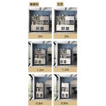 北歐格調系列 輕奢岩板餐邊櫃 儲物櫃80cm/120cm/200cm(IS8484)