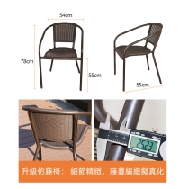 戶外學校家具休閒圓桌椅帶傘80cm/105cm（IS8490）