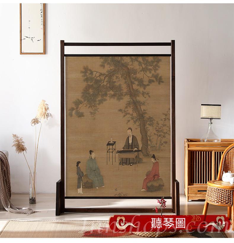 中式實木座屏 藝術裝飾隔斷墻屏風100cm/120cm/150cm(IS8506)