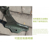 戶外家具 學校傢俱防腐實木長椅 鐵藝公園長椅122cm/150cm/180cm (IS1178)