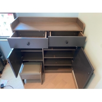 北歐品味系列 鞋櫃連凳 *100cm(IS5801)