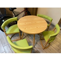 時尚系列 學校家具簡約小圓桌可收納桌椅子 80cm (IS8265)