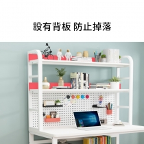時尚 學校家具洞洞板置物架 書架書枱 電腦枱 80/100/120/140/160cm (IS8500)