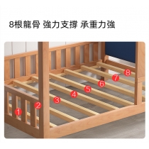 兒童皇國 全實木櫸木樹屋床 小屋單人床雙人床 小朋友床 100/120/135/150cm(IS8501)