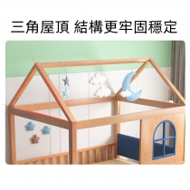 兒童皇國 全實木櫸木樹屋床 小屋單人床雙人床 小朋友床 100/120/135/150cm(IS8501)