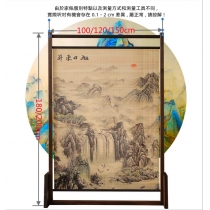 中式實木座屏 藝術裝飾隔斷墻屏風100cm/120cm/150cm(IS8506)