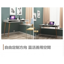 北歐小戶型窗台書桌 高低腳電腦桌*100/120cm (IS8526)