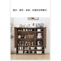 日式實木橡木系列  儲物櫃 餐邊櫃80cm/100cm/120cm（IS8534）