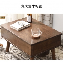 日式實木橡木系列 窗台迷你翻蓋式化妝桌 梳妝台59cm（IS8537）