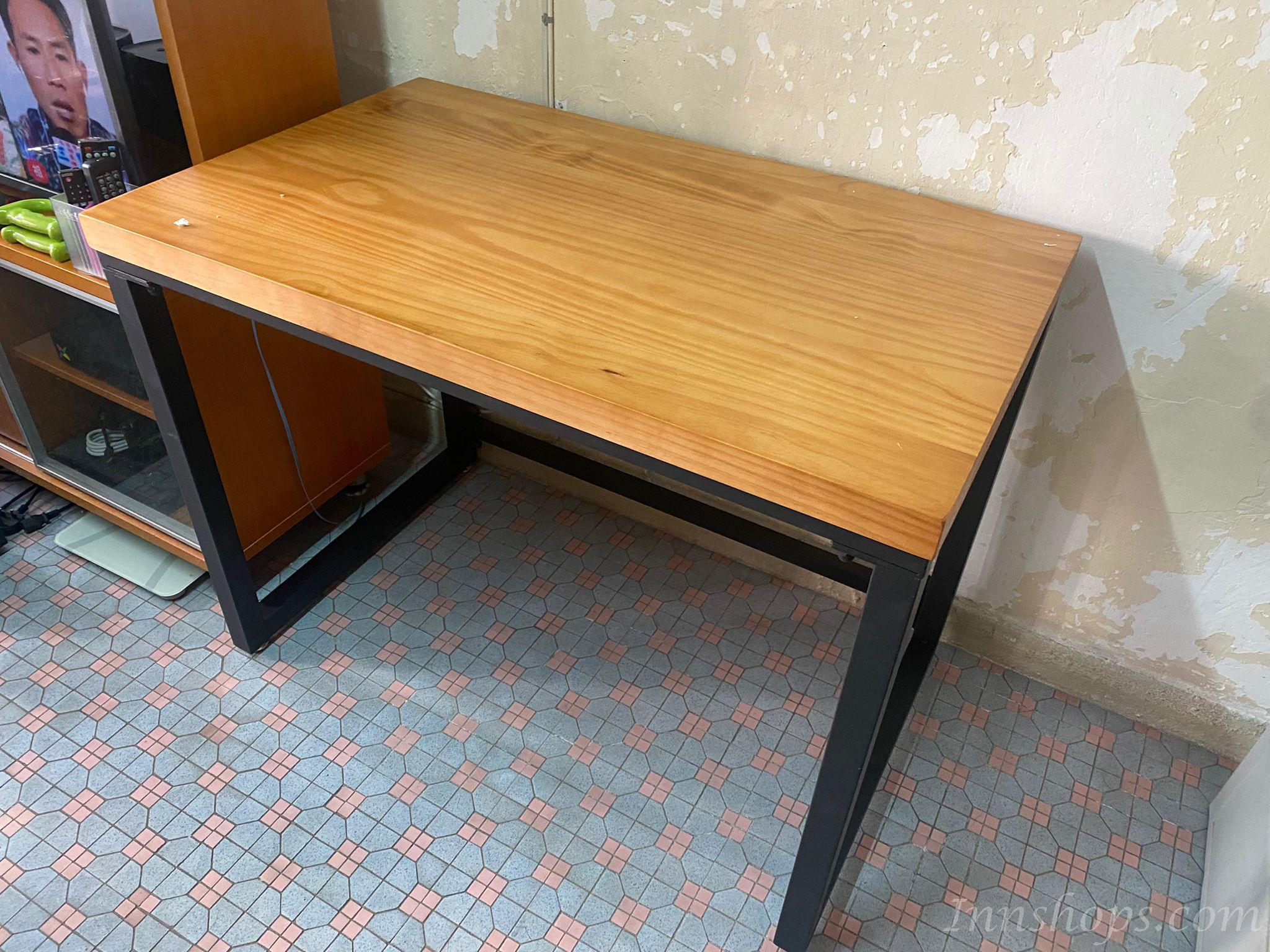 實木學校傢俱厚身餐枱 書桌 可訂造 120cm/130cm/140cm/150cm/160cm/180cm (IS1503)