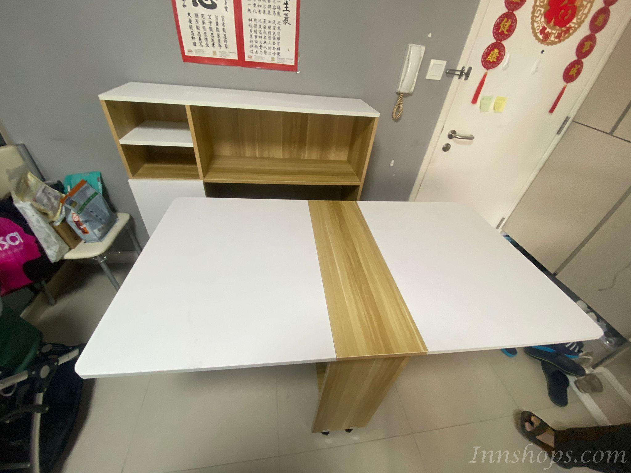 時尚系列 伸縮餐桌*120/140cm (IS6075)