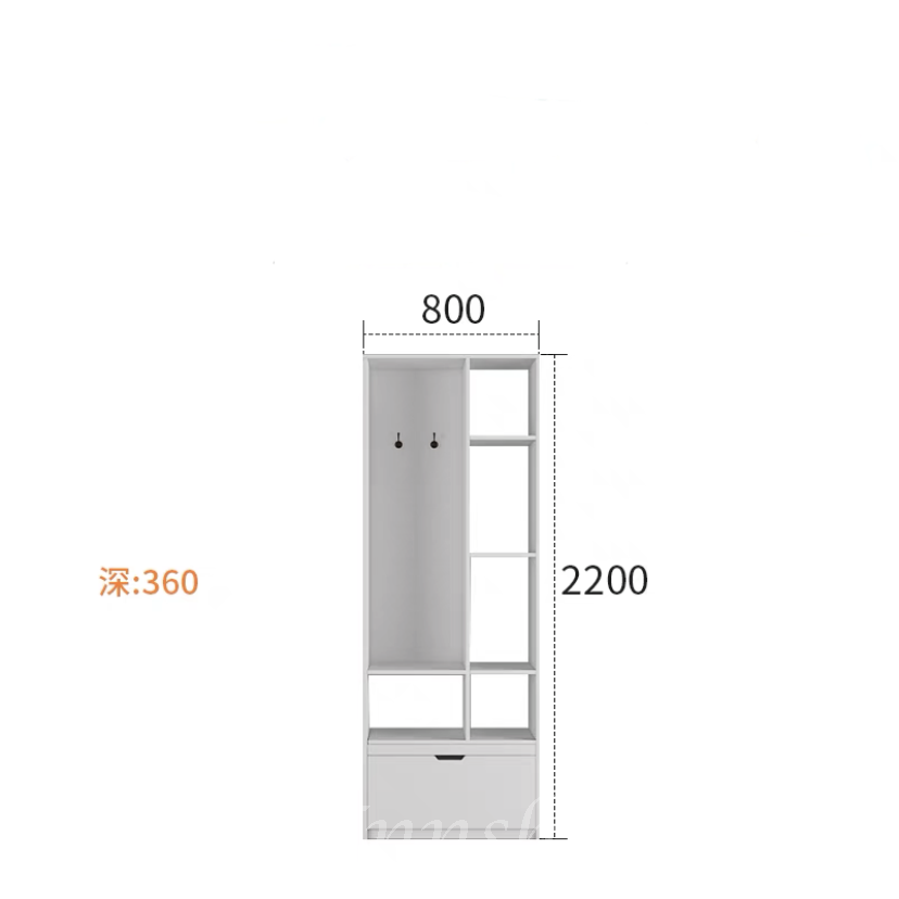 北歐輕奢現代間廳櫃 屏風櫃 鞋櫃80cm/120cm/160cm（IS8590）