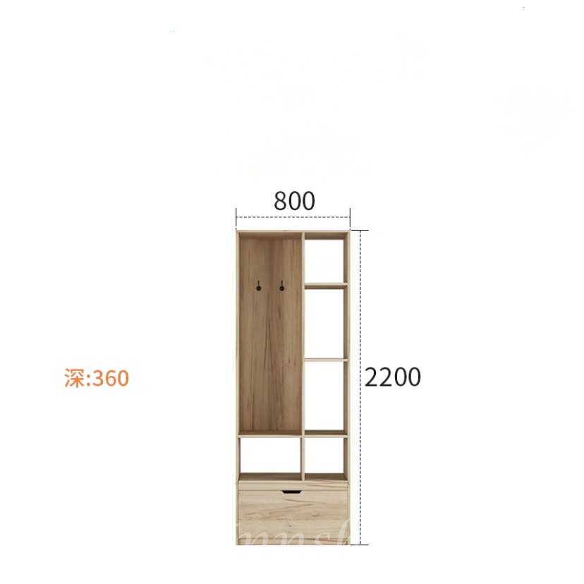 北歐輕奢現代間廳櫃 屏風櫃 鞋櫃80cm/120cm/160cm（IS8590）