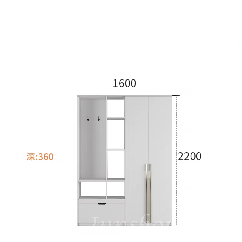 北歐輕奢現代間廳櫃 屏風櫃 鞋櫃80cm/120cm/160cm（IS8590）