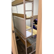 時尚 學校家具洞洞板置物架 書架書枱 電腦枱 80/100/120/140/160cm (IS8500)