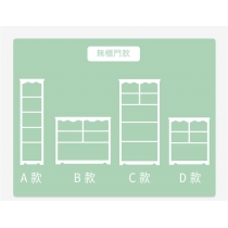 兒童皇國 書櫃書架置物架 創意收納櫃43.2cm/73.2cm/103.2cm(IS8557)